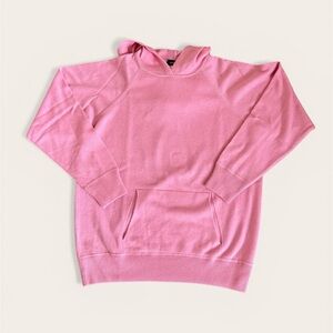 Italian Pink Cashmere and Silk Hoodie Sweater